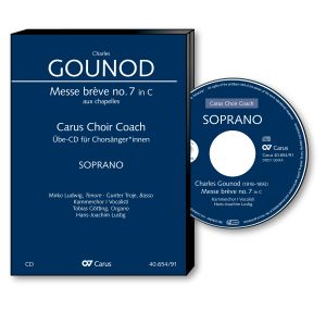 Charles Gounod: Messe brève no. 7 aux chapelles - CD, Choir Coach, multimedia | Carus-Verlag