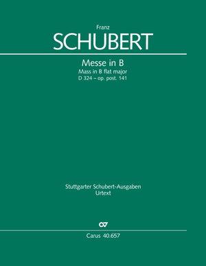 Messe in B Dirigierpartitur