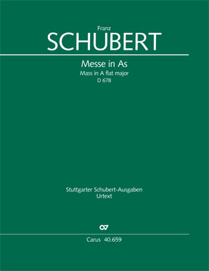 Franz Schubert: Messe en la bémol majeur - Partition | Carus-Verlag