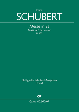 Franz Schubert: Mass in E flat major - Sheet music | Carus-Verlag