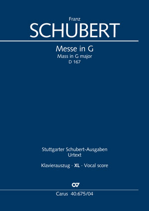 Franz Schubert: Messe en sol majeur - Partition | Carus-Verlag