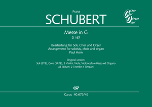 Thumbnail: Franz Schubert / Paul Horn (arr.): Mass in G major