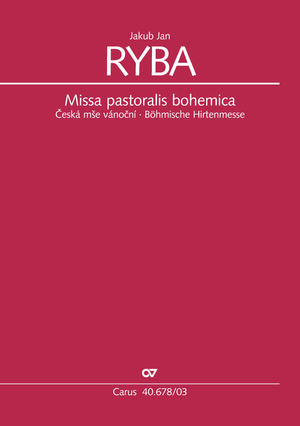 Missa pastoralis bohemica Böhmische Hirtenmesse Klavierauszug