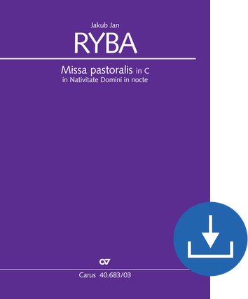 Missa pastoralis in C in Nativitate Domini in nocte Klavierauszug digital, PDF-Datei