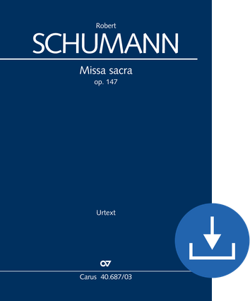Missa sacra Klavierauszug digital, PDF-Datei