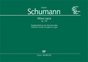 Robert Schumann: Missa sacra - Noten | Carus-Verlag