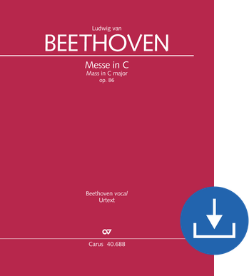 Ludwig van Beethoven: Messe in C - Noten digital | Carus-Verlag