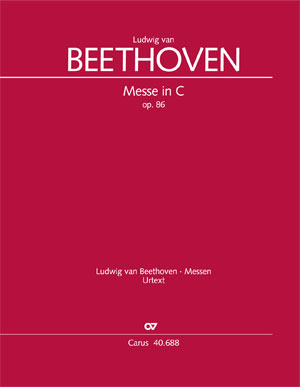 Ludwig van Beethoven: Messe en ut  majeur - Partition | Carus-Verlag