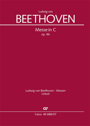 Ludwig van Beethoven: Messe in C - Noten | Carus-Verlag