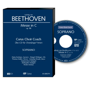 Ludwig van Beethoven: Mass in C major - CD, Choir Coach, multimedia | Carus-Verlag