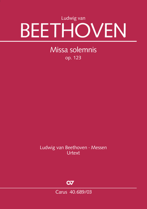 Ludwig van Beethoven: Missa solemnis - Noten | Carus-Verlag