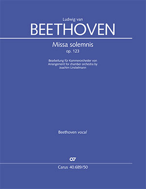 Ludwig van Beethoven: Missa solemnis - Sheet music | Carus-Verlag