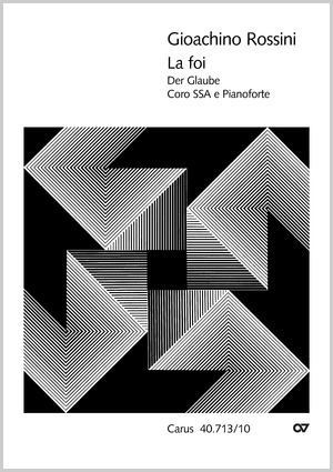 La foi (Der Glaube / Wenn in des Winters Nächten) aus: Bühnenmusik zu Sophokles' "Edipo a Colono" Partitur