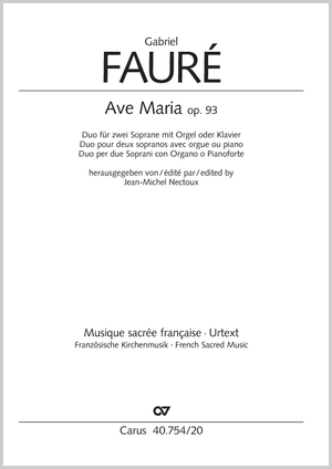 Gabriel Fauré: Ave Maria in h - Noten | Carus-Verlag
