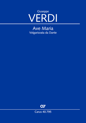 Ave Maria Volgarizzata da Dante Partitur