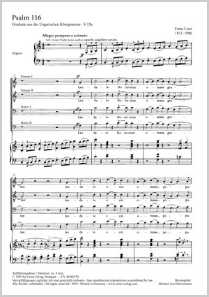 Thumbnail: Franz Liszt: Psaume 116