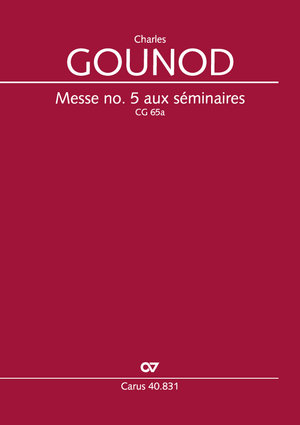 Messe no. 5 aux séminaires Dirigierpartitur