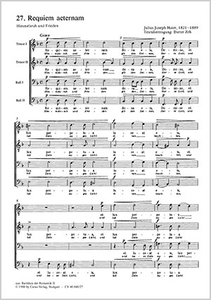 Thumbnail: Julius Joseph Maier: Requiem aeternam