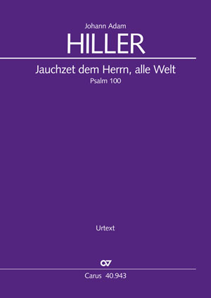 Jauchzet dem Herrn, alle Welt Psalm 100 Dirigierpartitur