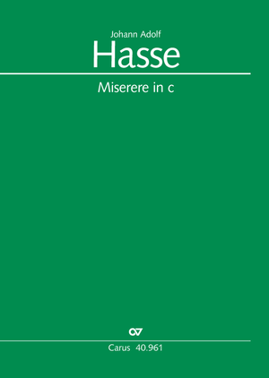 Thumbnail: Johann Adolf Hasse: Miserere in C minor