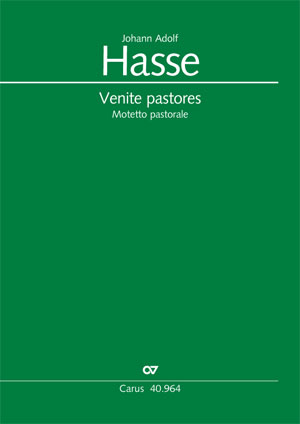 Motet pastoral Conducteur, Première édition