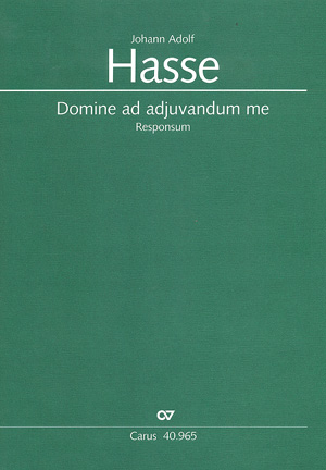 Domine ad adiuvandum me Responsum Conducteur, Première édition