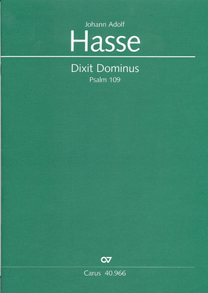 Johann Adolf Hasse: Dixit Dominus - Sheet music | Carus-Verlag
