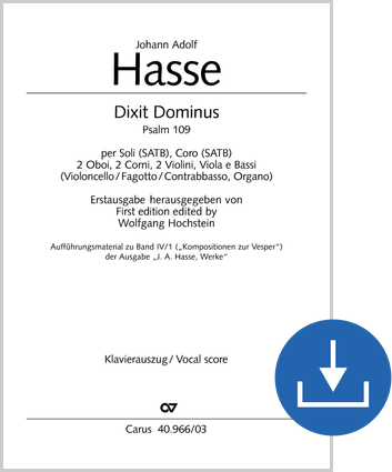 Dixit Dominus Réduction piano-chant (téléchargement), fichier pdf