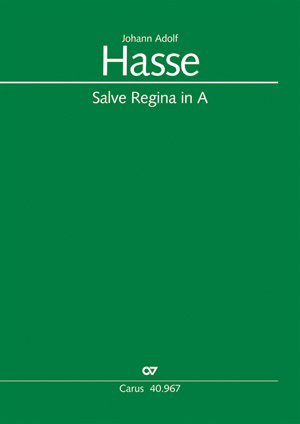 Johann Adolf Hasse: Salve Regina in A - Noten | Carus-Verlag