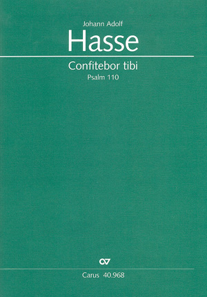 Johann Adolf Hasse: Confitebor tibi - Partition | Carus-Verlag