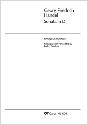 Georg Friedrich Händel: Sonata in D - Noten | Carus-Verlag