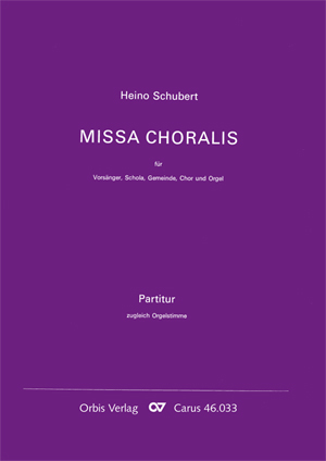 Missa Choralis zu GL 401–404 Dirigierpartitur