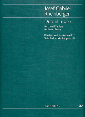 Josef Gabriel Rheinberger: Duo in a - Noten | Carus-Verlag