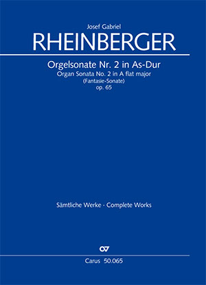 Organ Sonata No. 2 in A flat major Score