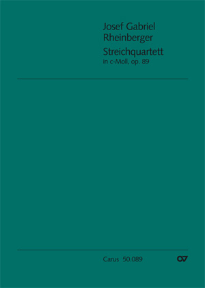 Thumbnail: Josef Gabriel Rheinberger: Streichquartett Nr. 1 (2 Fassungen)