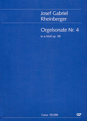Organ Sonata No. 4 in A minor Score