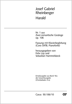 Josef Gabriel Rheinberger: Harald - Noten | Carus-Verlag