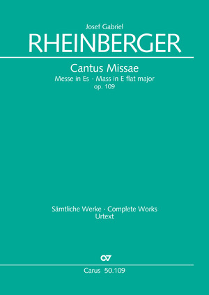 Josef Gabriel Rheinberger: Mass in E flat major - Sheet music | Carus-Verlag
