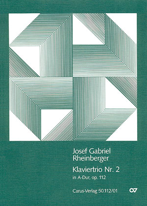 Josef Gabriel Rheinberger: Faksimileausgabe Klaviertrio Nr. 2 in A - Noten | Carus-Verlag