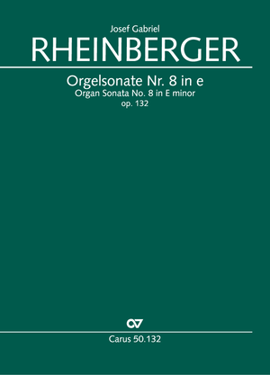 Organ Sonata No. 8 in E minor Score
