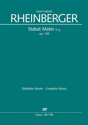 Josef Gabriel Rheinberger: Stabat Mater in g - Noten | Carus-Verlag