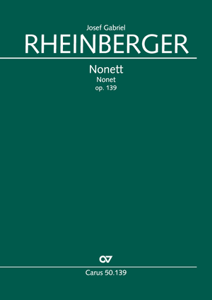 Josef Gabriel Rheinberger: Nonett - Noten | Carus-Verlag
