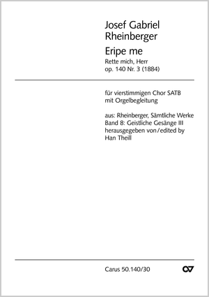 Thumbnail: Josef Gabriel Rheinberger: Eripe me (Rette mich, Herr)