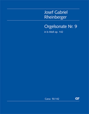 Organ Sonata No. 9 in B flat minor Score