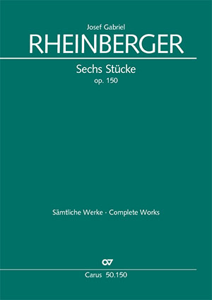 Josef Gabriel Rheinberger: Six Pieces for Violin and Organ - Sheet music | Carus-Verlag