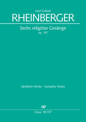 Thumbnail: Josef Gabriel Rheinberger: Six religious songs