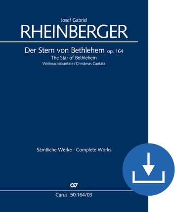 Der Stern von Bethlehem Weihnachtskantate Klavierauszug digital, PDF-Datei