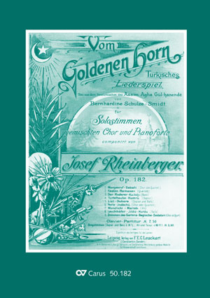 Vom Goldenen Horn Türkisches Liederspiel Partitur