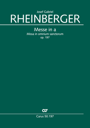 Thumbnail: Josef Gabriel Rheinberger / Wolfgang Hochstein (arr.) / Louis Adolphe Coerne (arr.): Messe in a