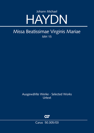 Missa Beatissimae Virginis Mariae Klavierauszug